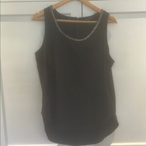 Kenneth Cole New York Black Tank Top Relaxed Fit